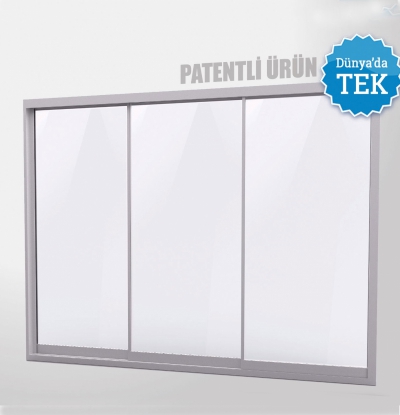 Dünyada Tek! Süper Sürme Seri Cam Balkon