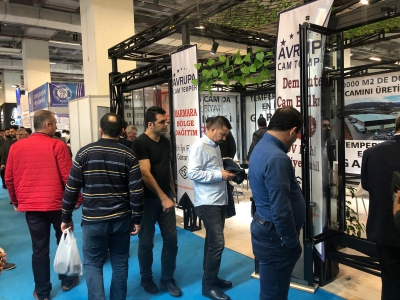 20. Avrasya Cam Fuarına katıldık.
